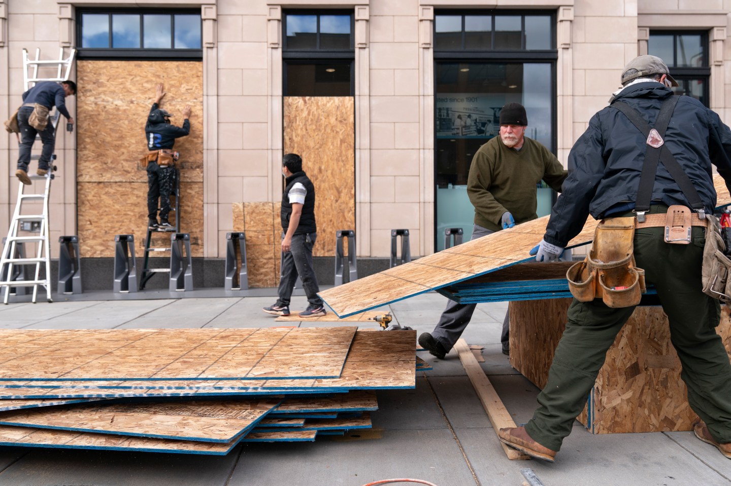 Fearing election unrest, U.S. businesses are getting ready