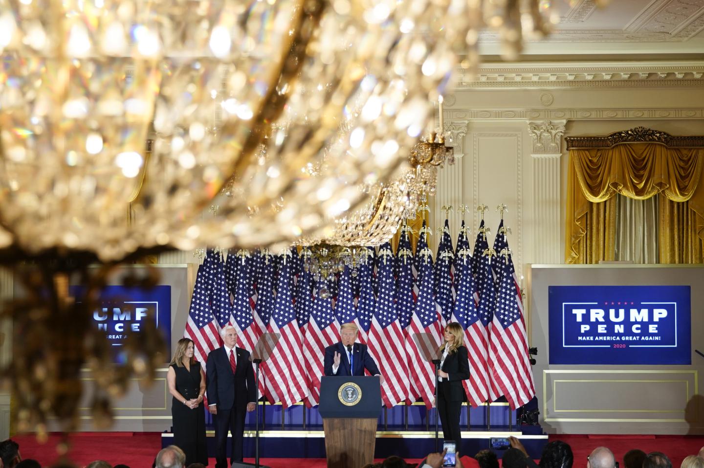 The S&P 500 futures fell after Trump asked the Supreme Court to intervene to stop vote counting