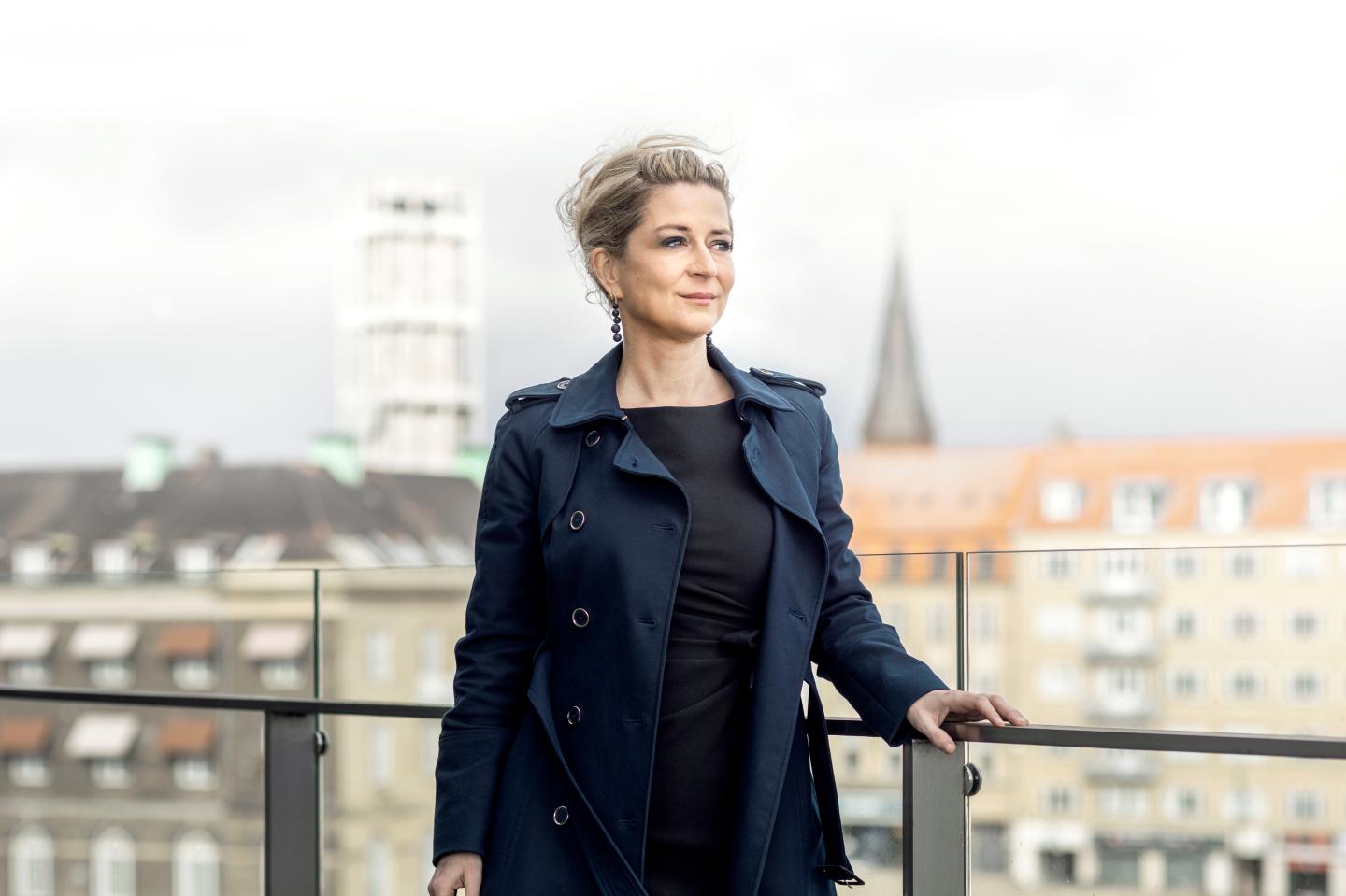 She’s pushing a green, digital, diverse future. And this CEO doesn’t care who the president is