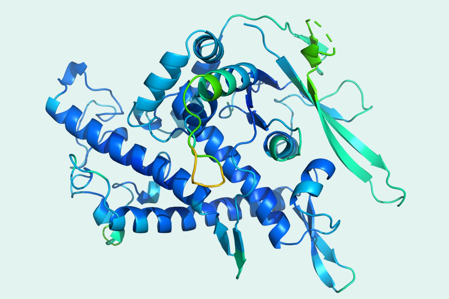 Protein folding image for Eye on A.I.