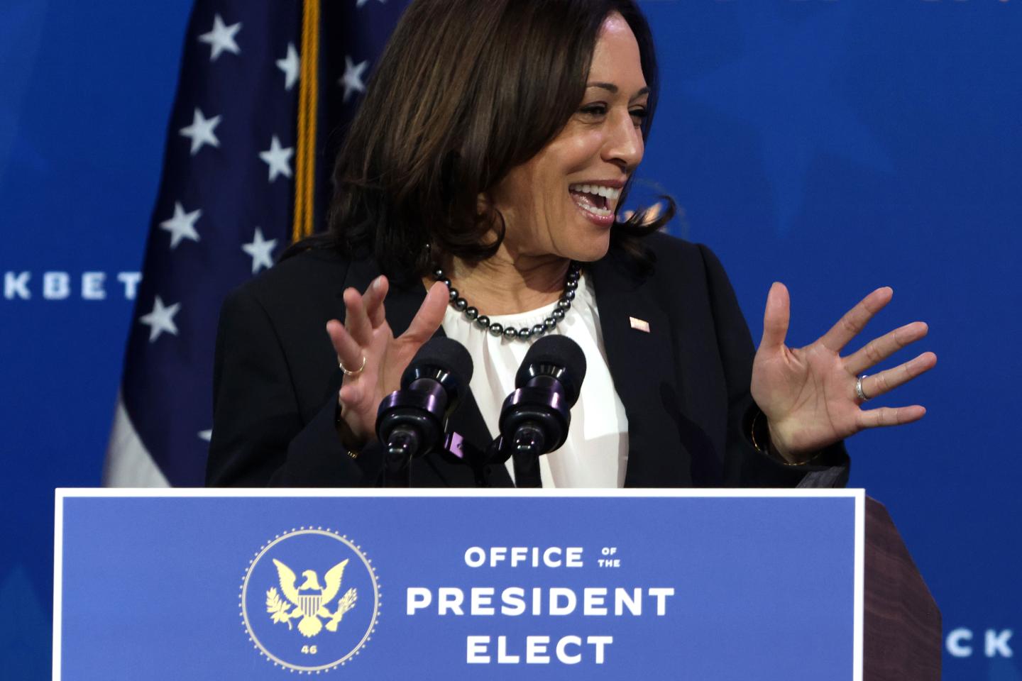 Another first: All three top posts in Kamala Harris’ office will be filled by women