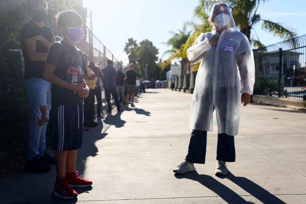 Amid Lockdown, Thousands Wait To Get Tested For COVID-19 In Los Angeles County
