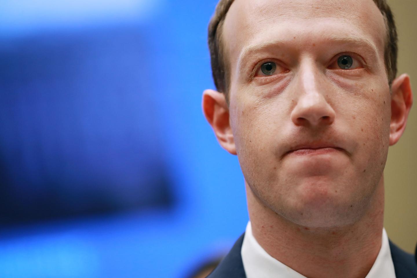 Facebook co-founder, Chairman and CEO Mark Zuckerberg testifies before the House Energy and Commerce Committee in the Rayburn House Office Building on Capitol Hill April 11, 2018 in Washington, DC.