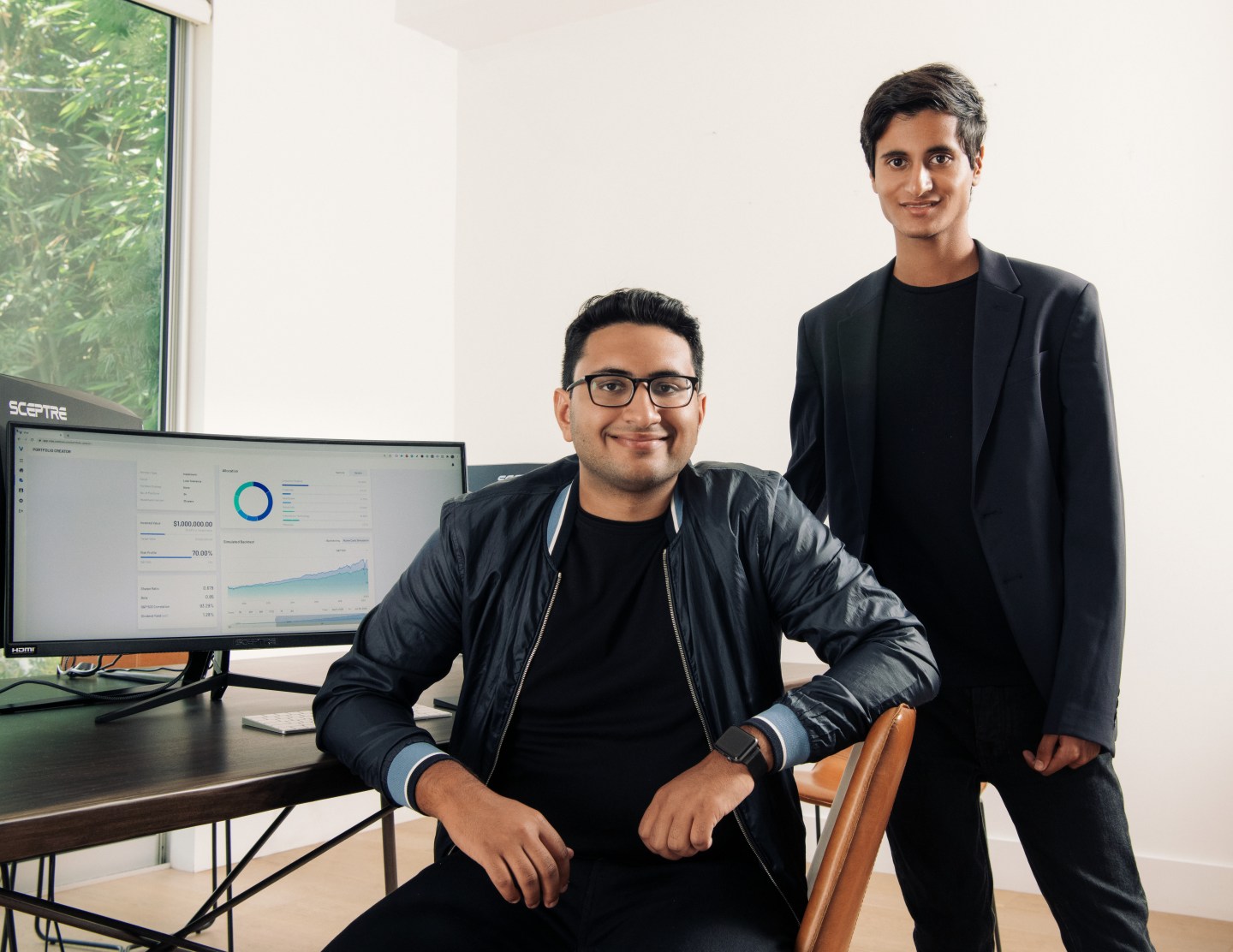 Vise cofounders Runik Mehrotra and Samir Vasavada.