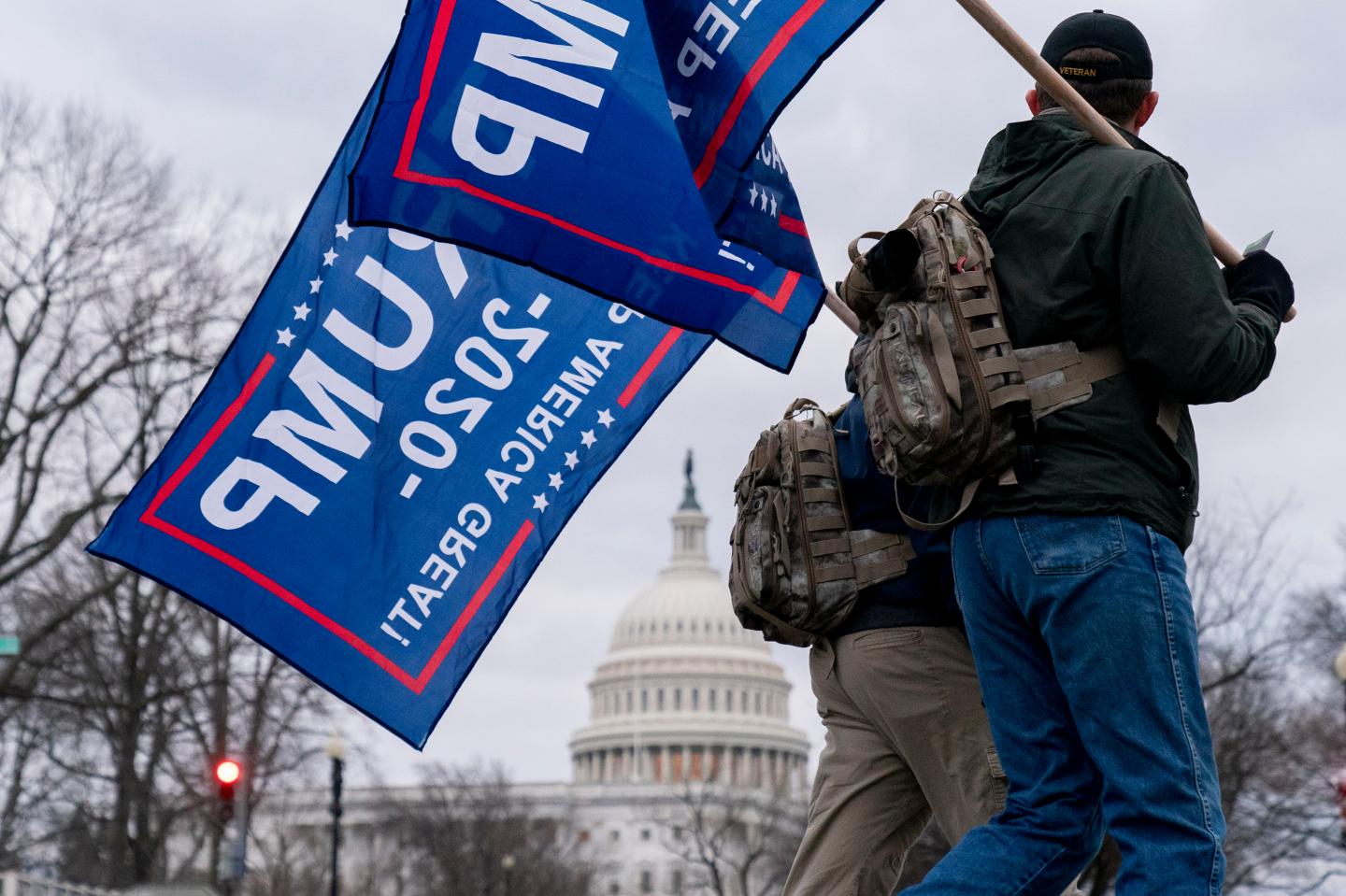 U.S. Capitol locked down as Trump supporters clash with police