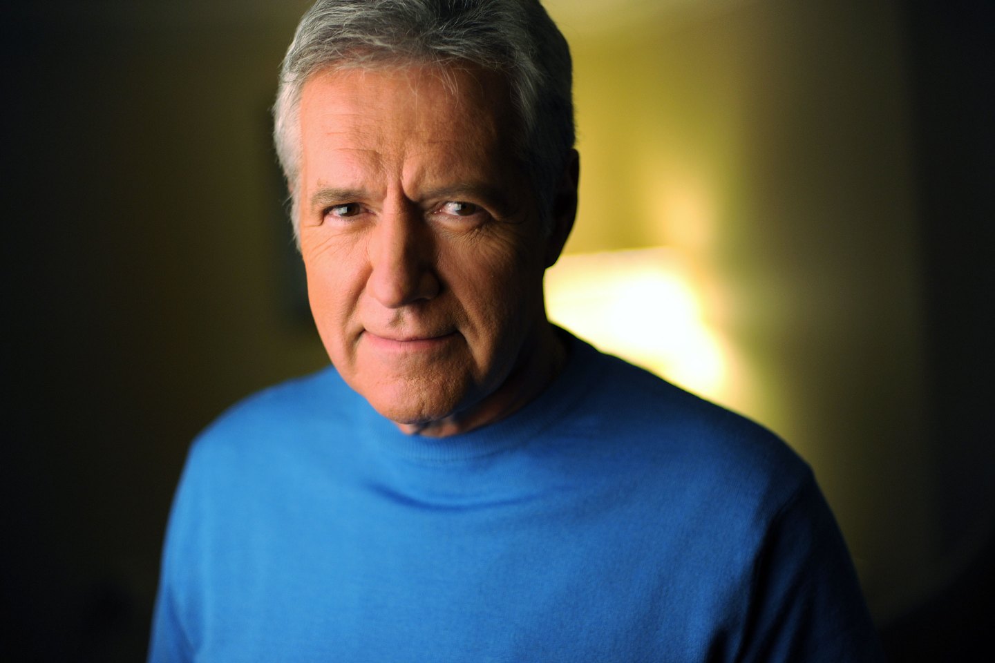Alex Trebek, seen here in 2012, has been the host of the syndicated game show Jeopardy! since 1984.