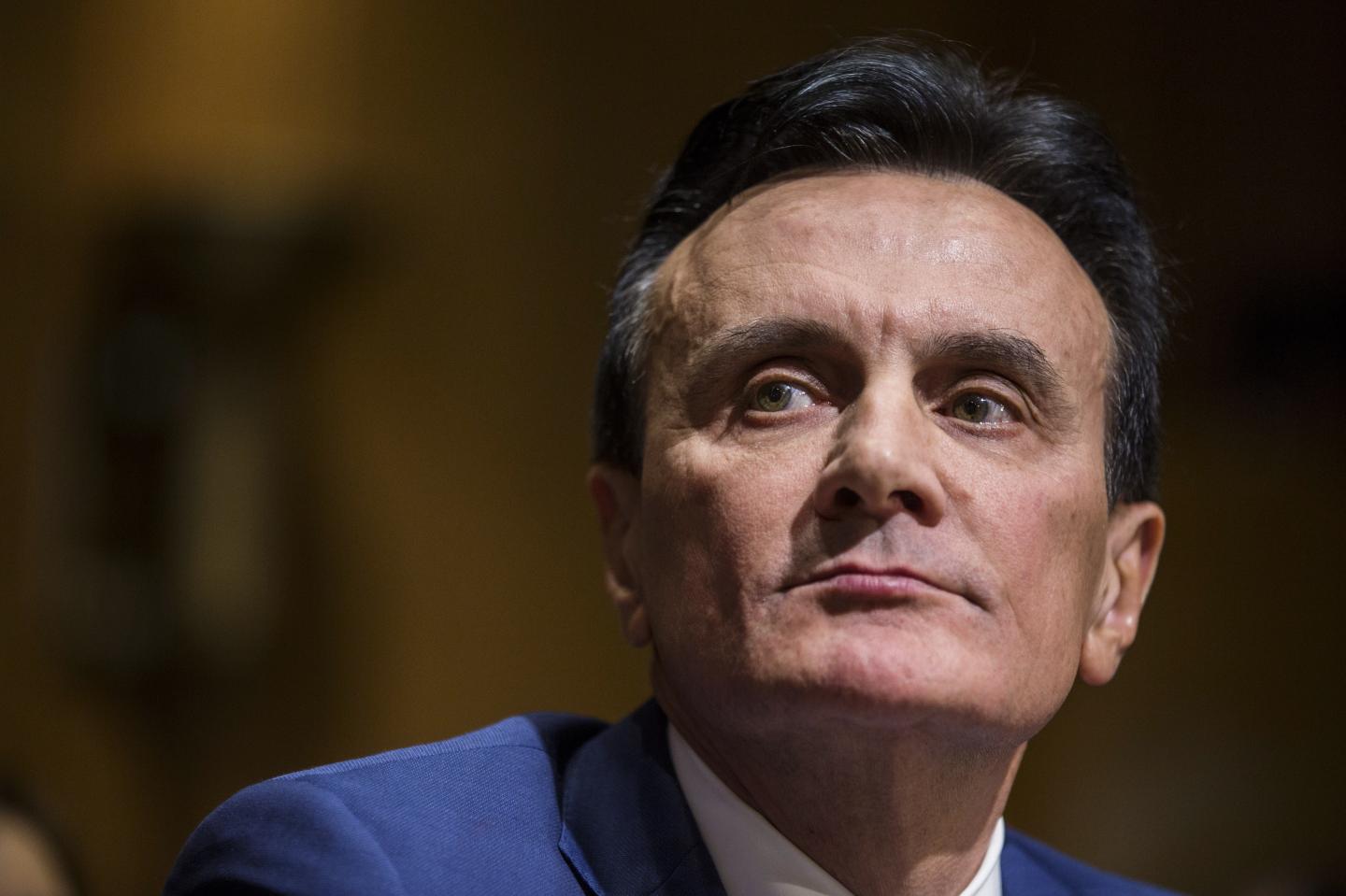 Pascal Soriot, chief executive officer of AstraZeneca Plc, listens during a Senate Finance Committee hearing on drug pricing on Capitol Hill in Washington, D.C., U.S., on Tuesday, Feb. 26, 2019.