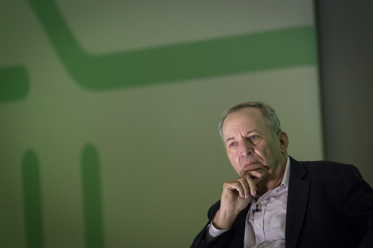 Larry Summers, former U.S. Treasury secretary, listens during the New Work Summit in Half Moon Bay, California, U.S., on Tuesday, Feb. 26, 2019.