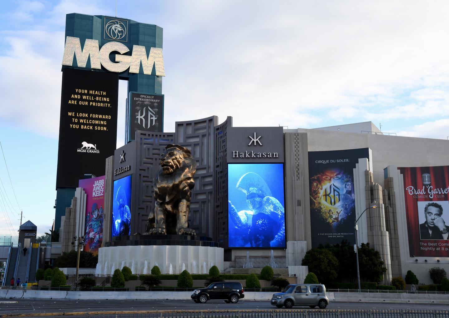 las vegas strip closed in March 2020