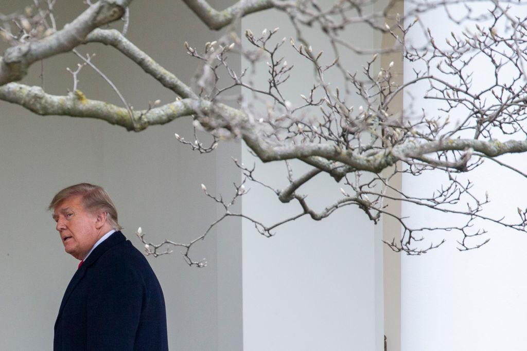 President Trump Returns To The White House From Florida