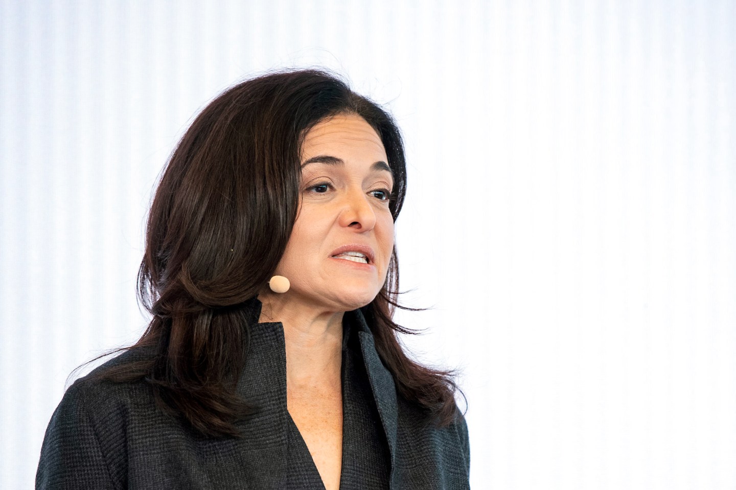 Facebook COO Sheryl Sandberg spoke at a Fortune virtual event tied to the annual Davos meeting of the World Economic Forum.