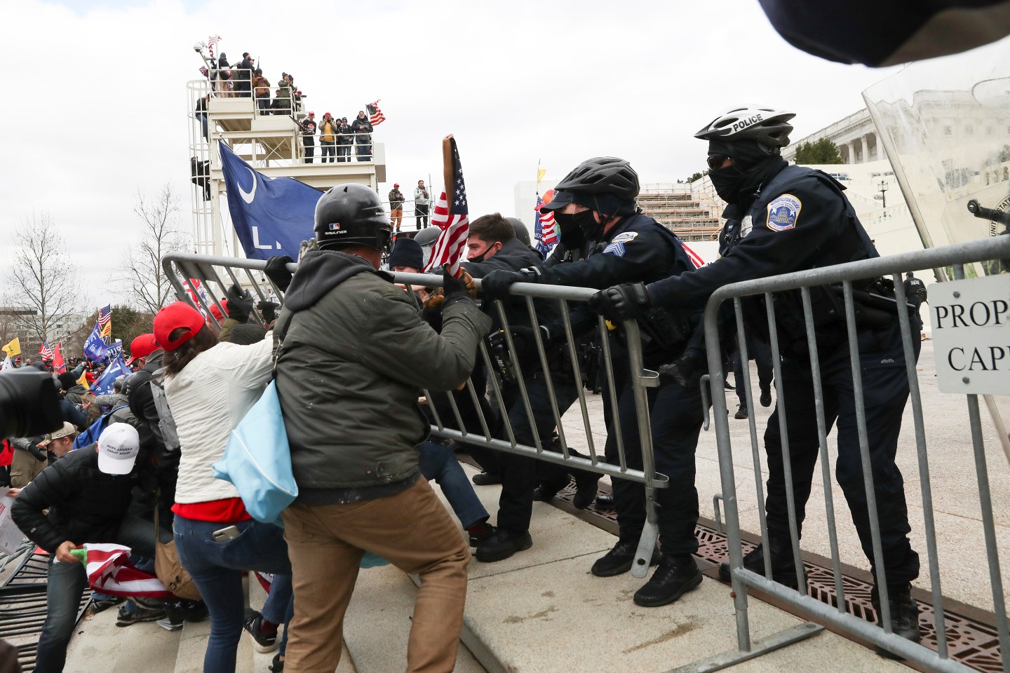 Trump Rally-Capitol Protest