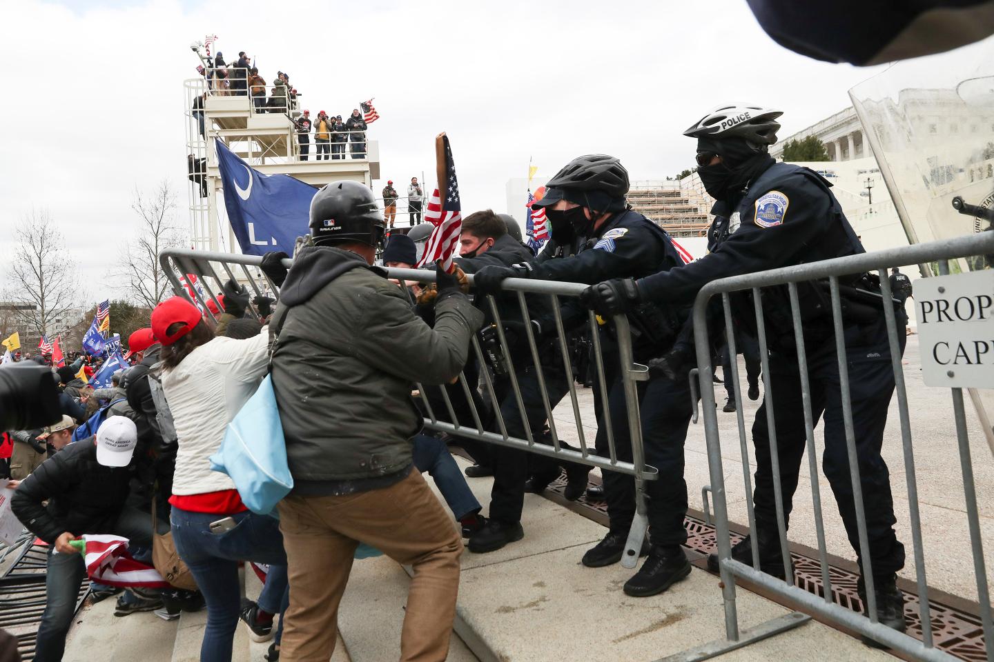 Trump Rally-Capitol Protest