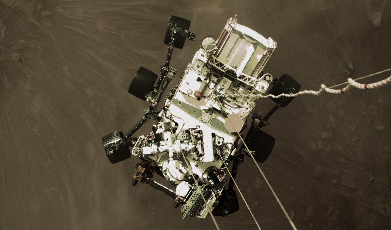 Watch the nail-biting video of the Mars rover landing on the Red Planet