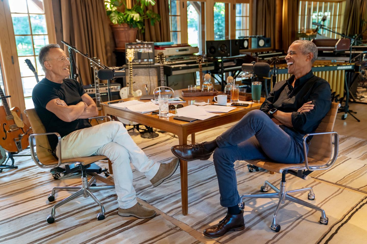 podcast of barack obama and bruce springsteen