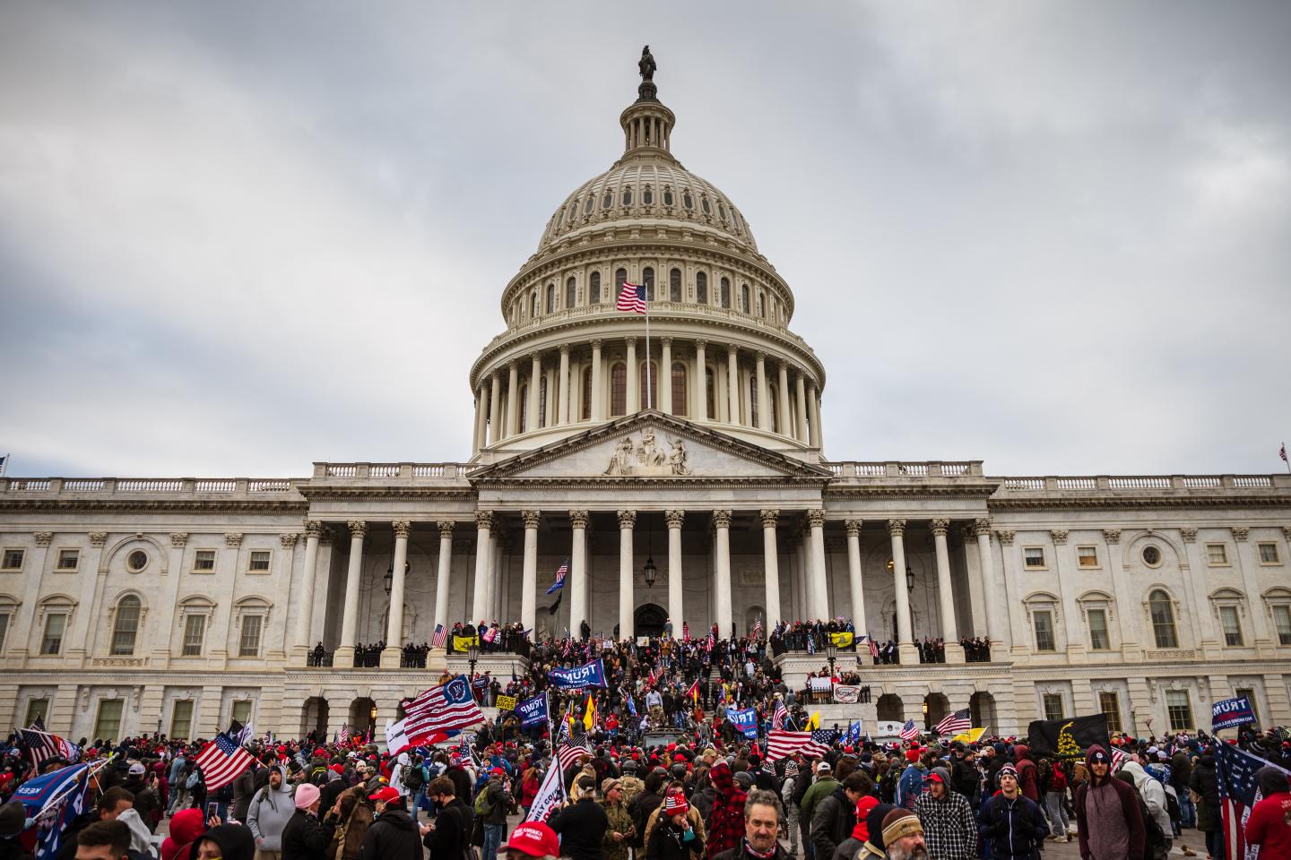 Customers revolt after CEO posts Capitol selfie on day of riots