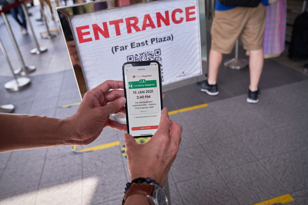 Singapore's TraceTogether Contact Tracing App and Night Time Economy