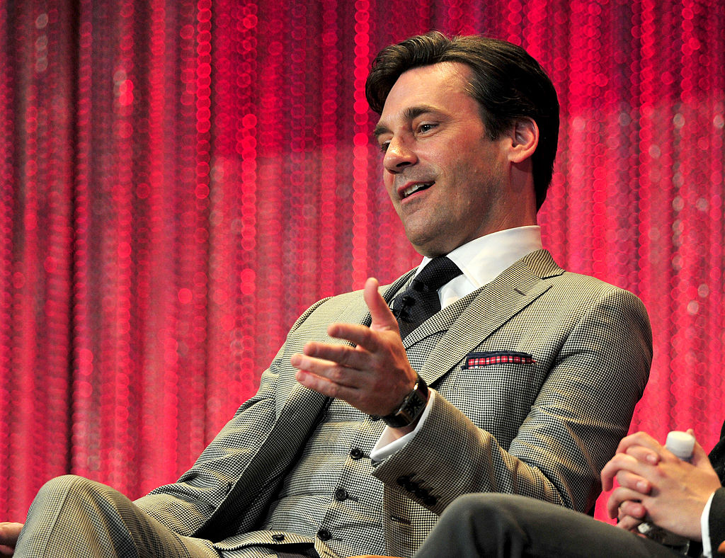 Photo of actor Jon Hamm who played ad man Don Draper on "Mad Men"