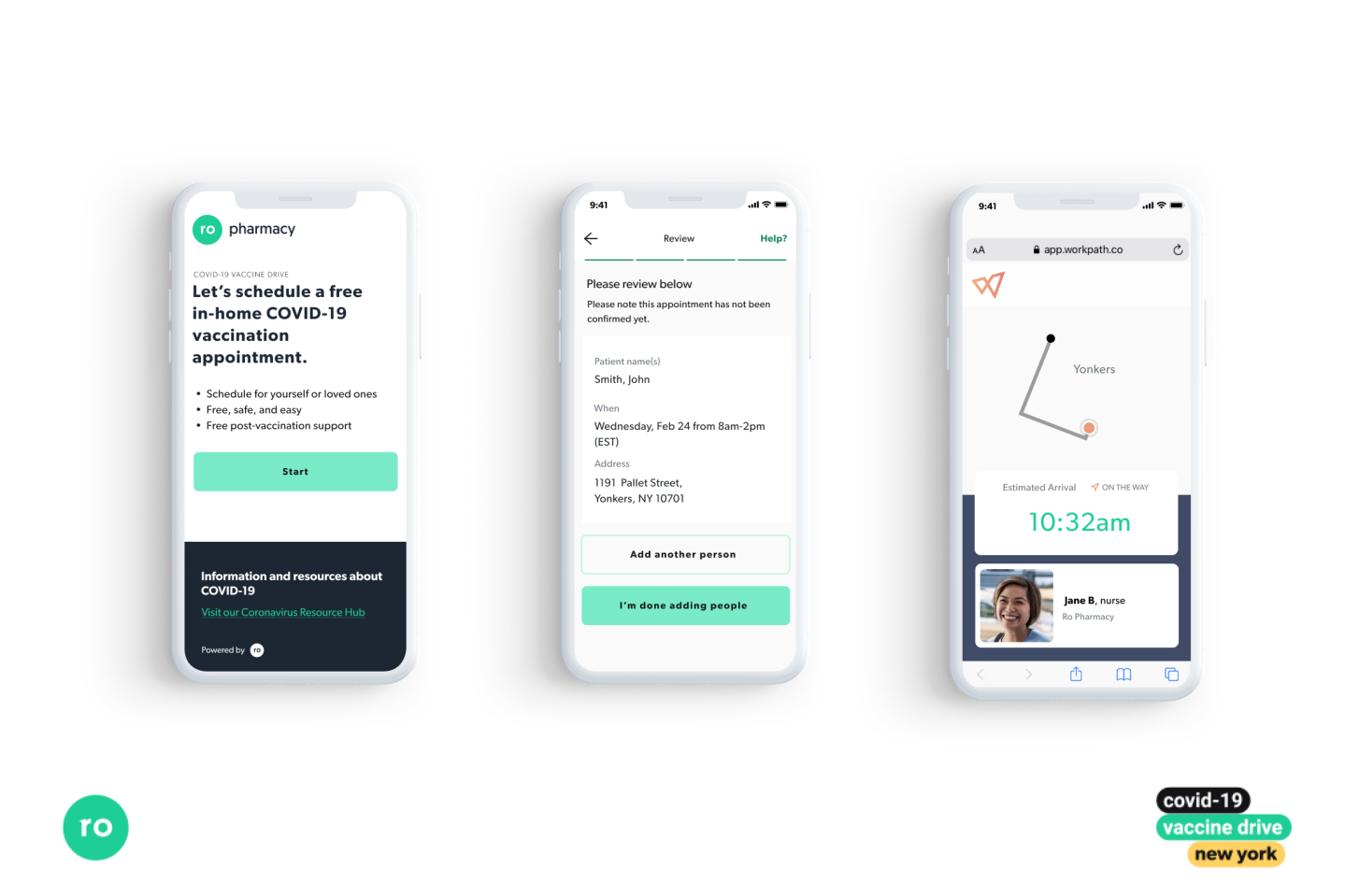 How Ro mobilized to launch a free in-home COVID-19 vaccination program in New York