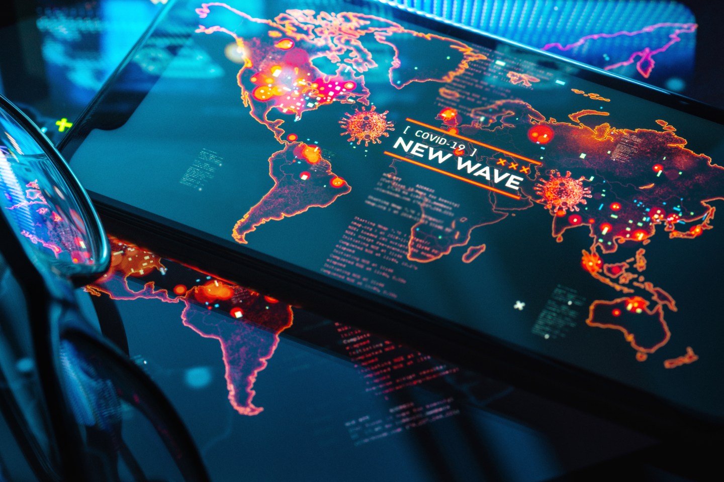 COVID variants cases plateau