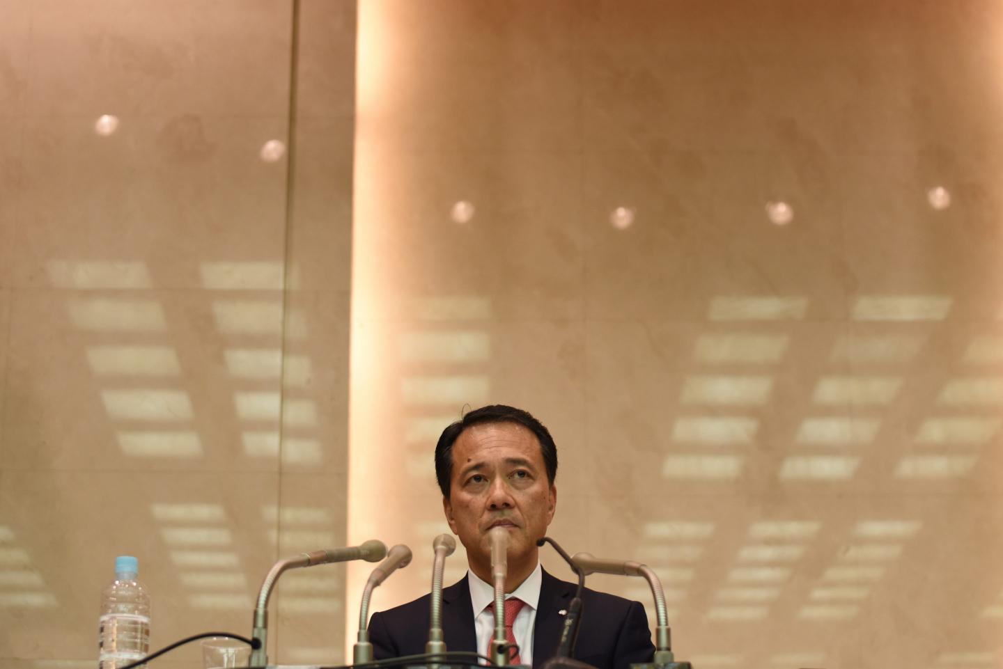 Nomura Holdings News Conference As CEO Unexpectedly Steps Down