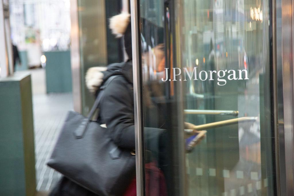 JP Morgan Logo In NY