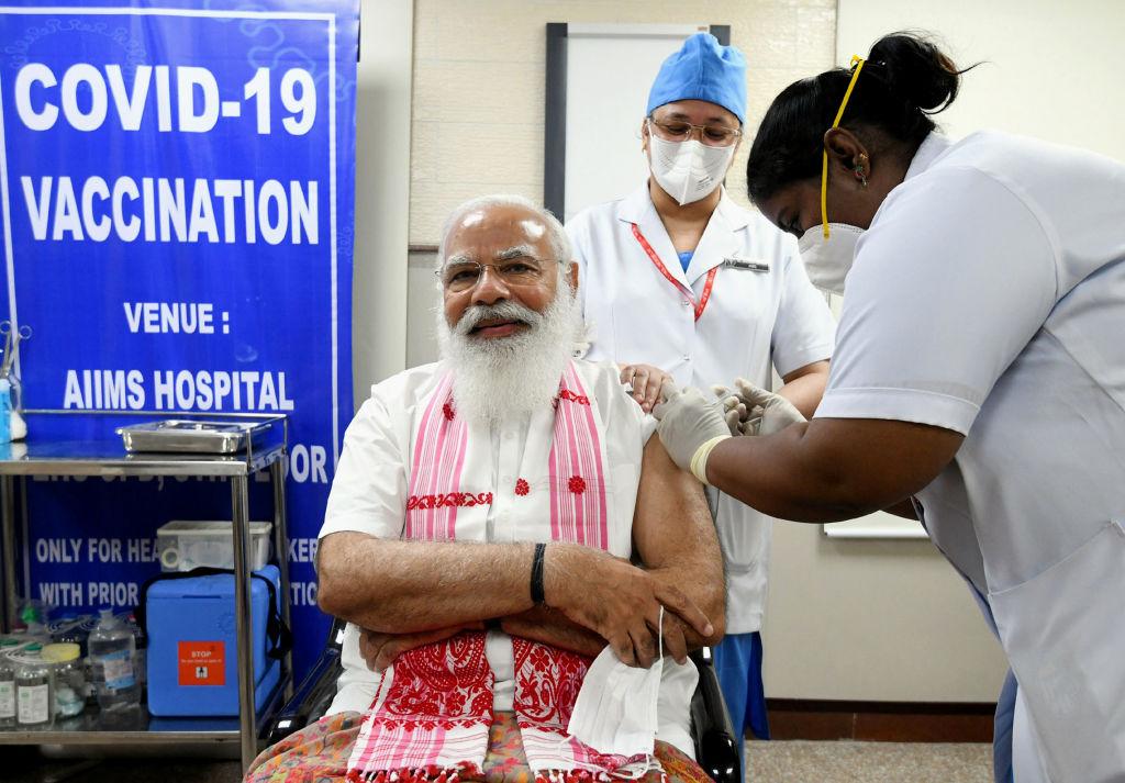Indian government officials are touting a homegrown vaccine over AstraZeneca’s