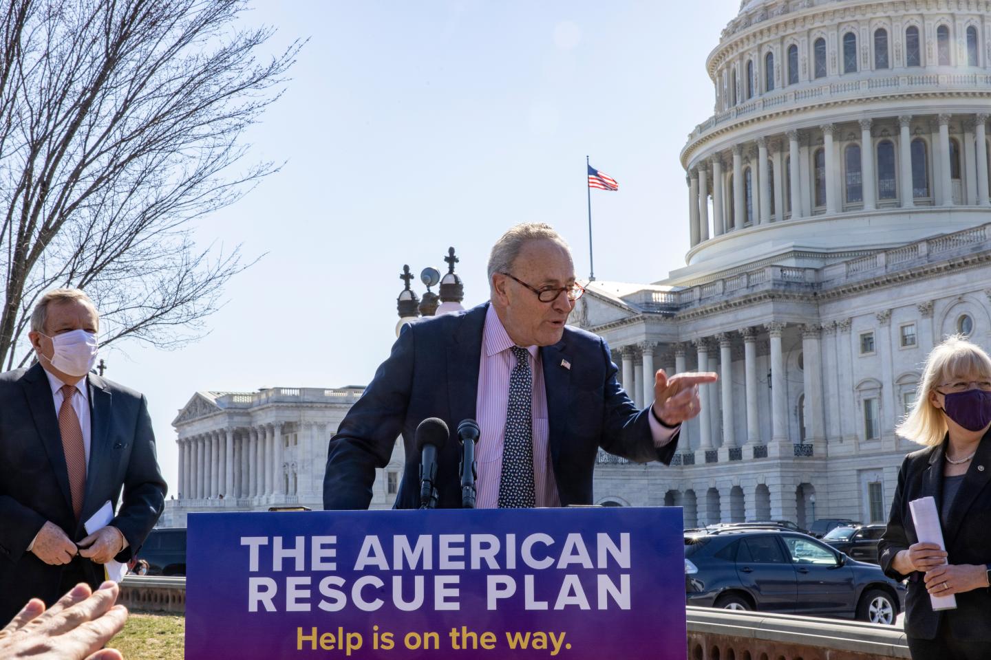 ‘Help is on the way’—America gets out its checkbook, and global investors cheer