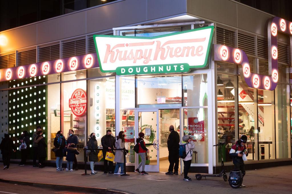 Krispy Kreme will offer free doughnuts—all year long—to people with COVID-19 vaccination cards