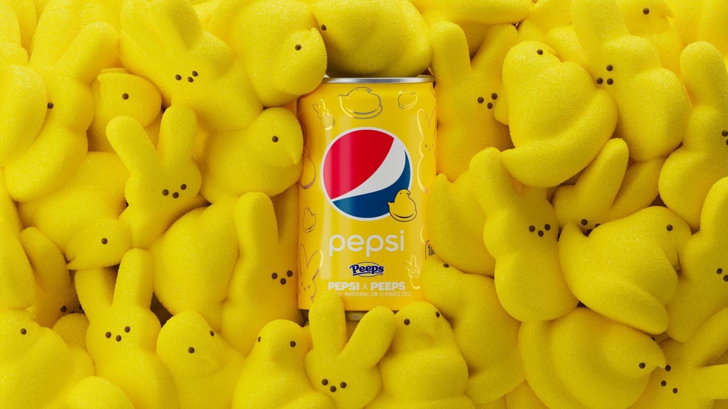 Pepsi and Peeps team up on a marshmallow soda—and people are revolted