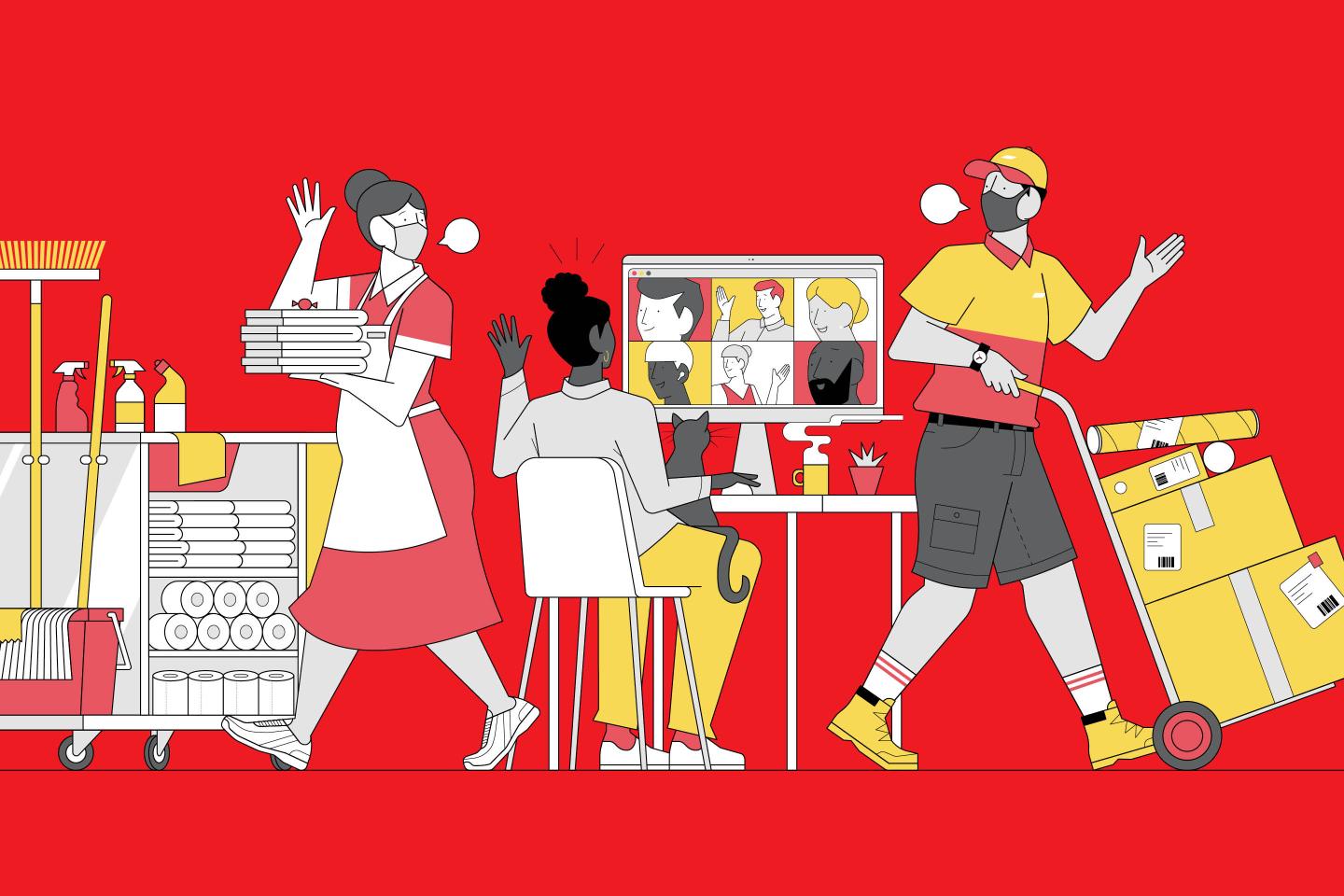 100 Best Companies 2021-illustration