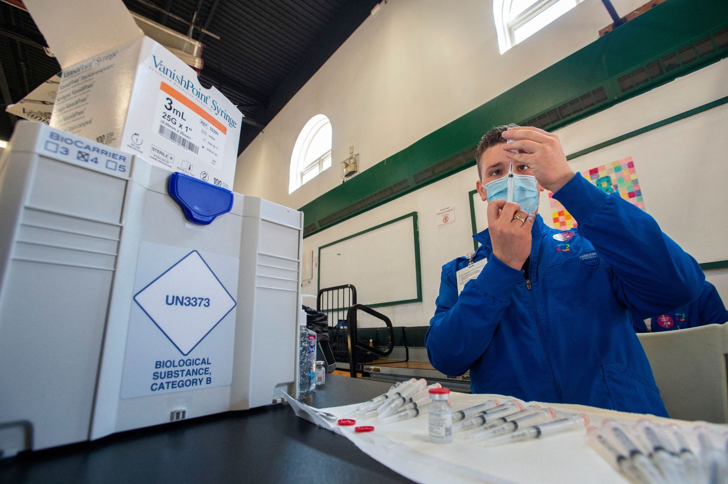 COVID vax supply demand curve