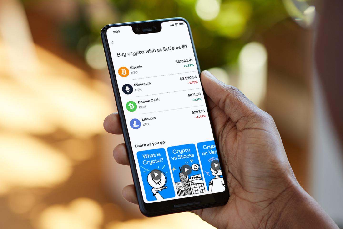 crypto trading on venmo