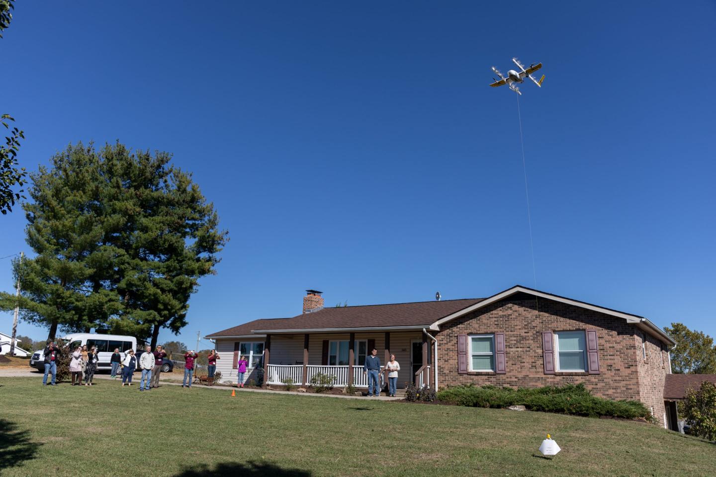 google drone delivers package
