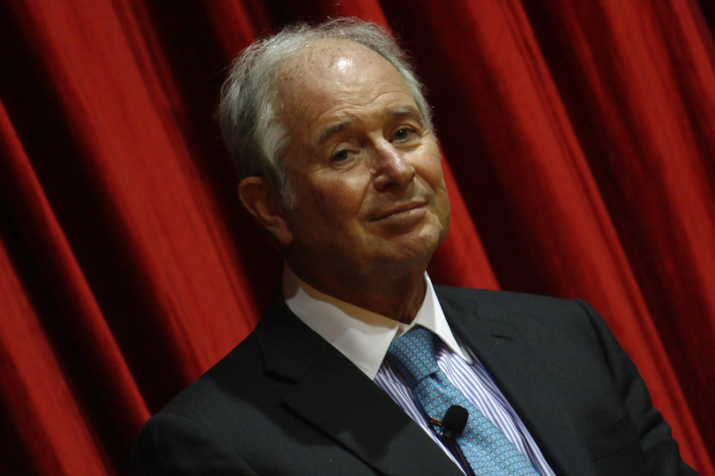 Blackstone Group CEO and Co-Founder Steve Schwarzman looks on during an interactive session with students at Indian Institute of Technology Bombay (IIT-B) on March 04, 2020 in Mumbai, India.