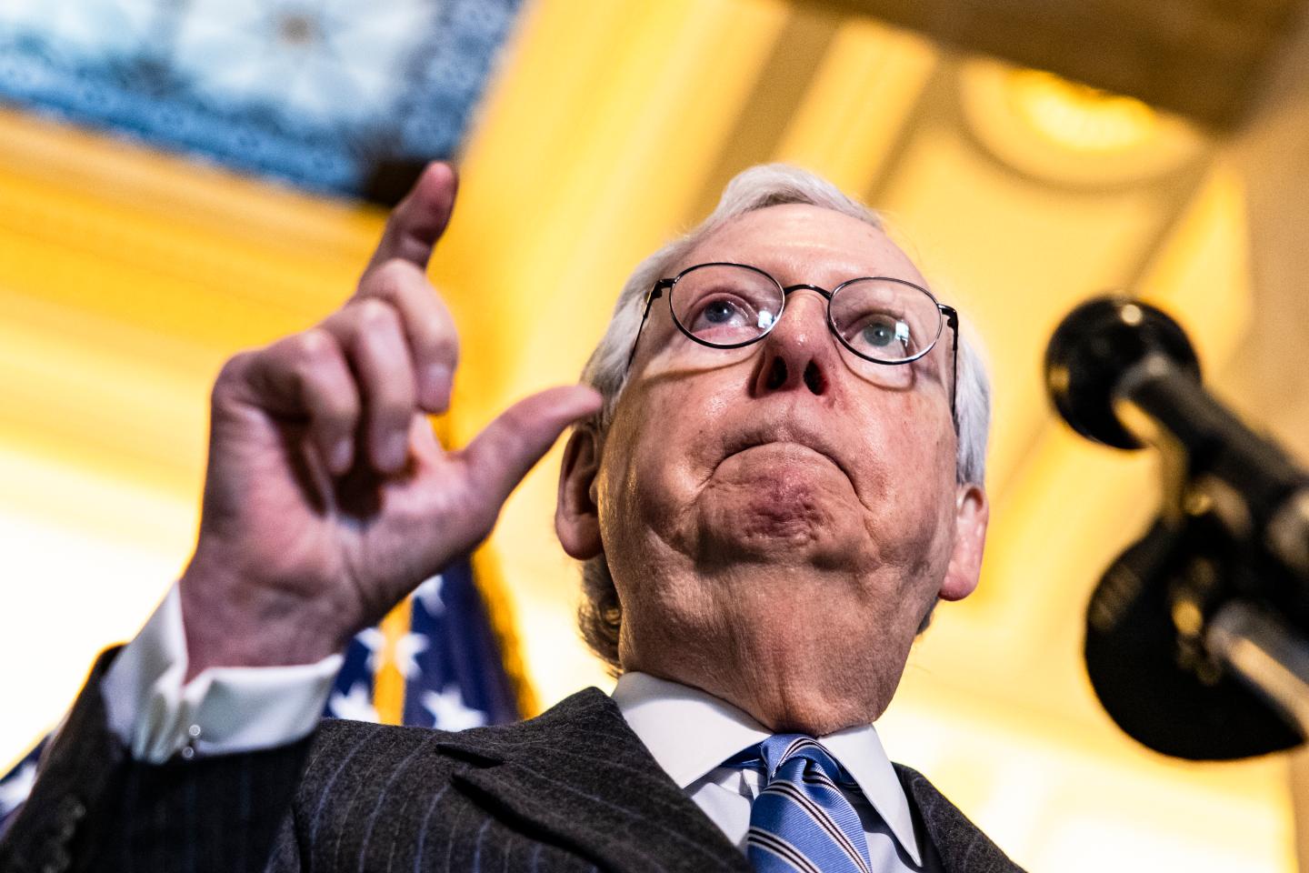 Mitch McConnell wants corporate America to stay out of politics—unless it involves donations