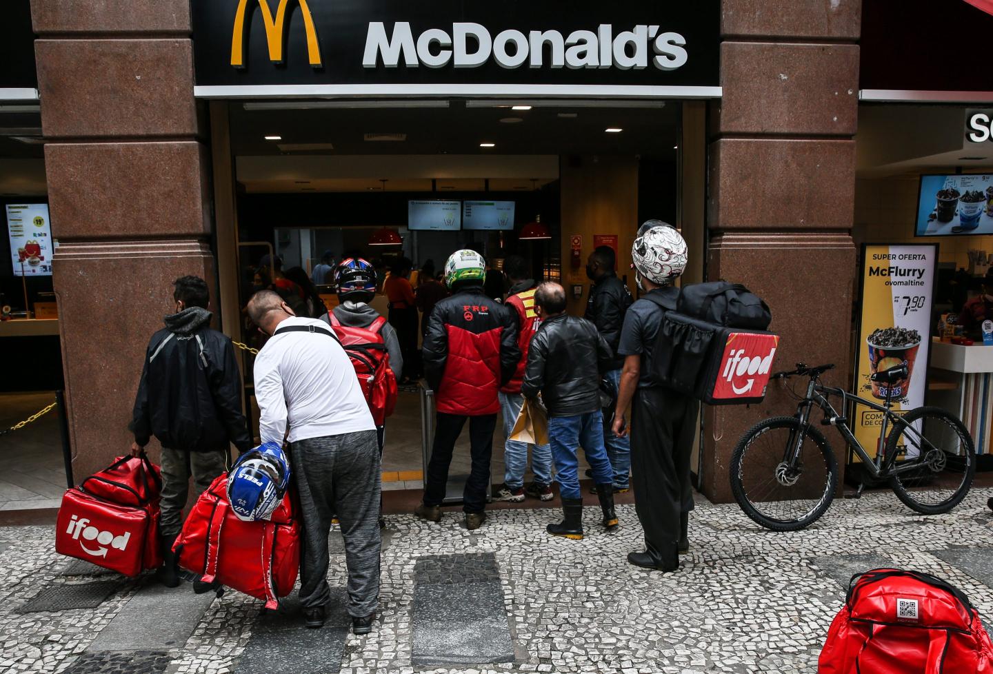 delivery drivers at McDoandl's