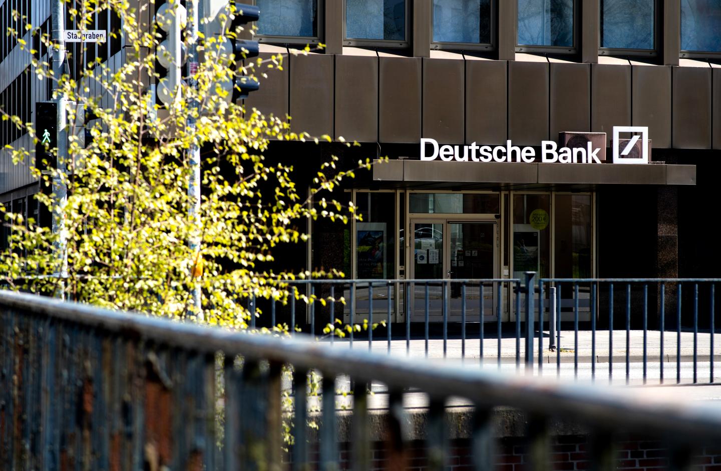 Deutsche Bank offices in Oldenburg, Germany.