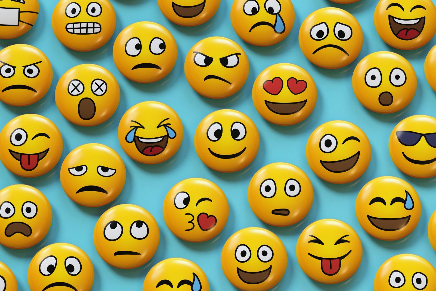 a bunch of emojis