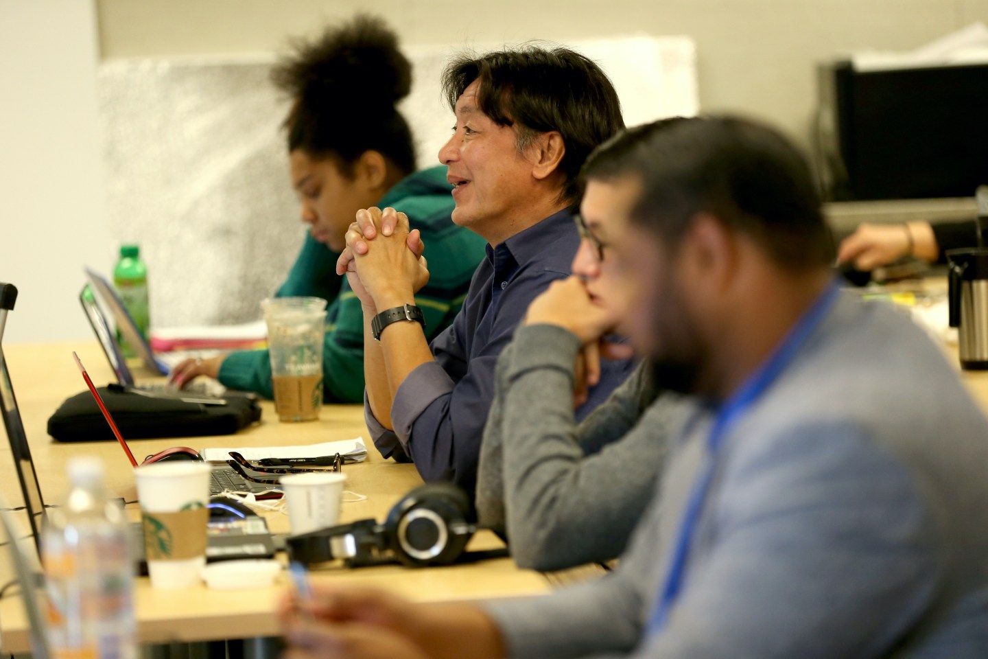 Students attend an NPower class in Alameda, Calif., on Aug. 2, 2017.