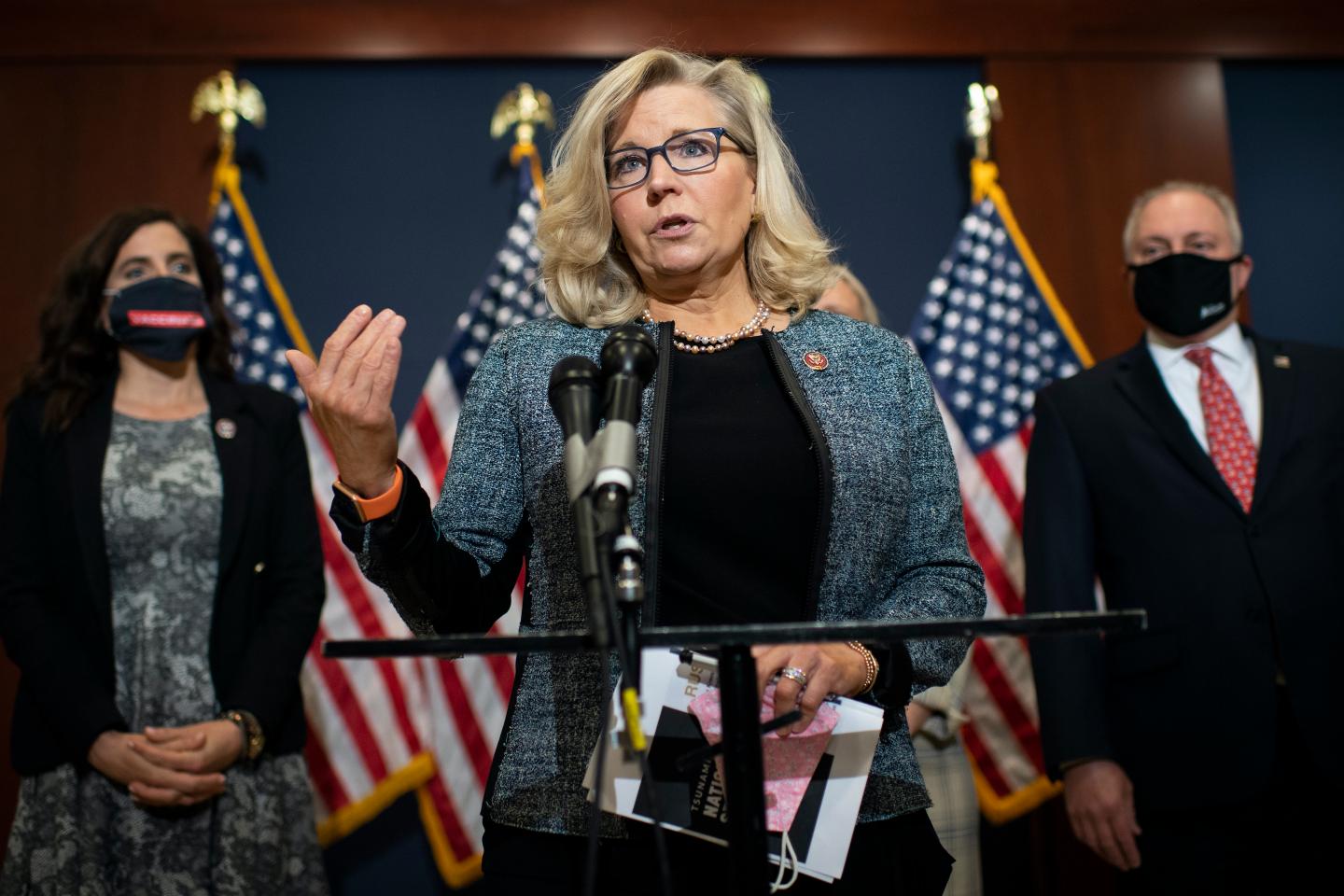 House GOP leader: Republicans are questioning Liz Cheney’s leadership over Trump criticism
