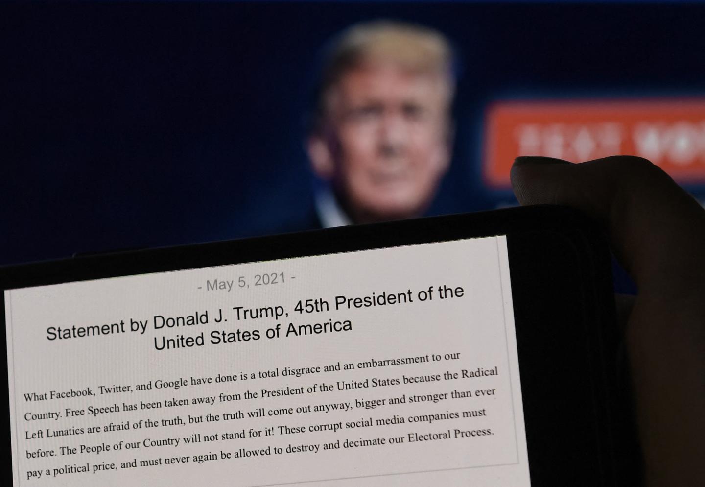 Is the Facebook oversight board’s Trump decision ‘disgraceful’ or ‘necessary’? The Internet weighs in.