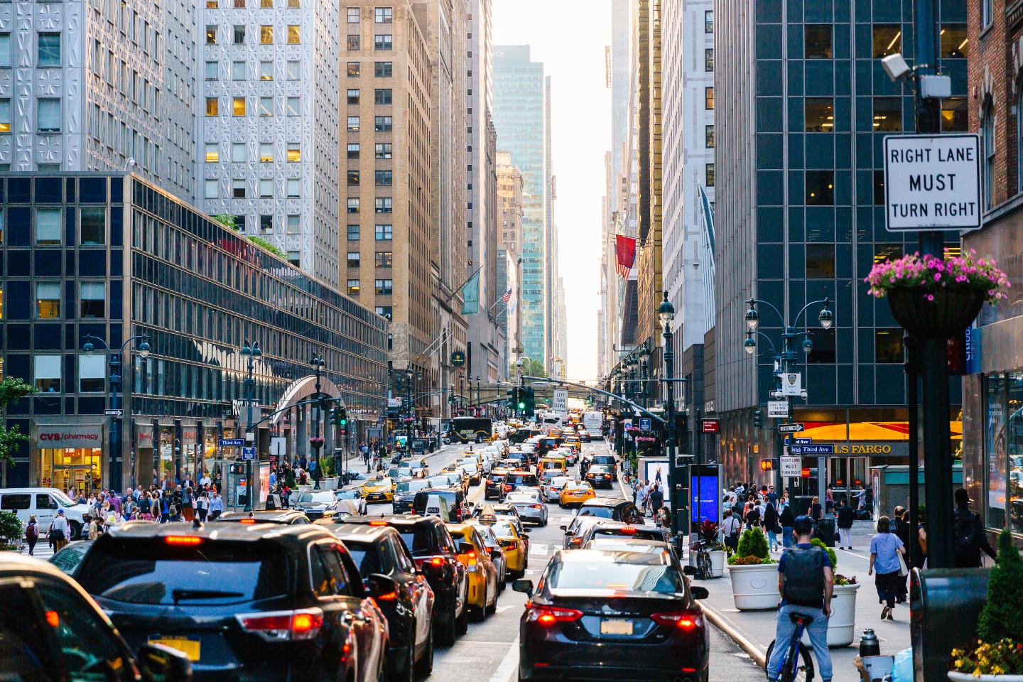 traffic in Manhattan