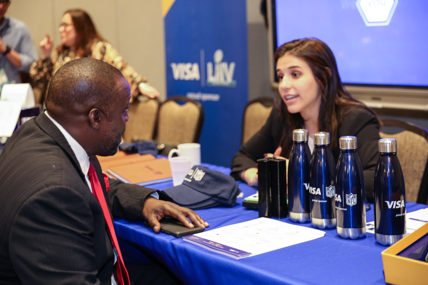Visa opens a new path for former NFL players: as Fortune 500 executives