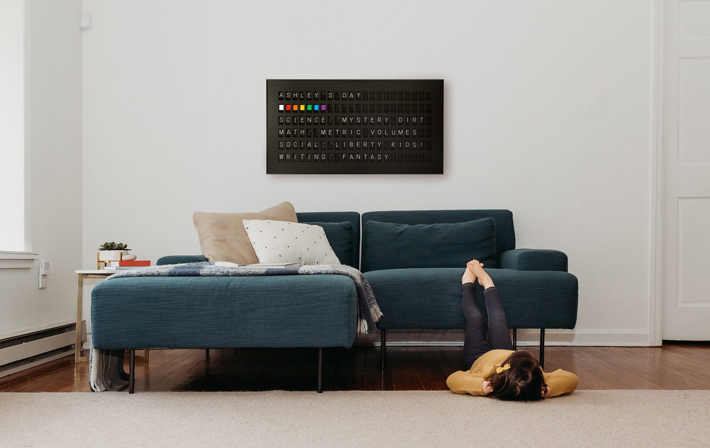 vestaboard in a home