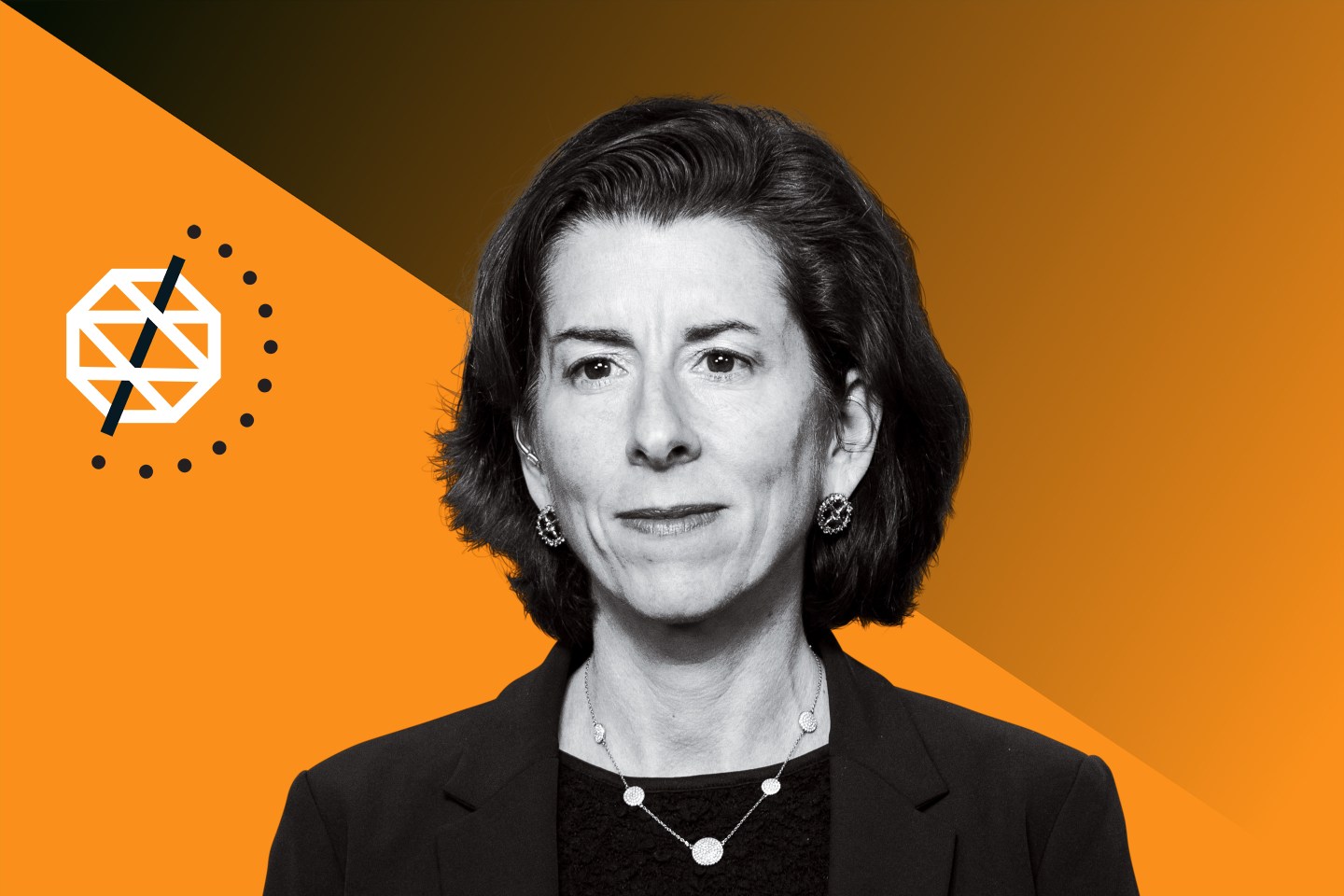 A portrait of US Commerce Secretary Gina Raimondo