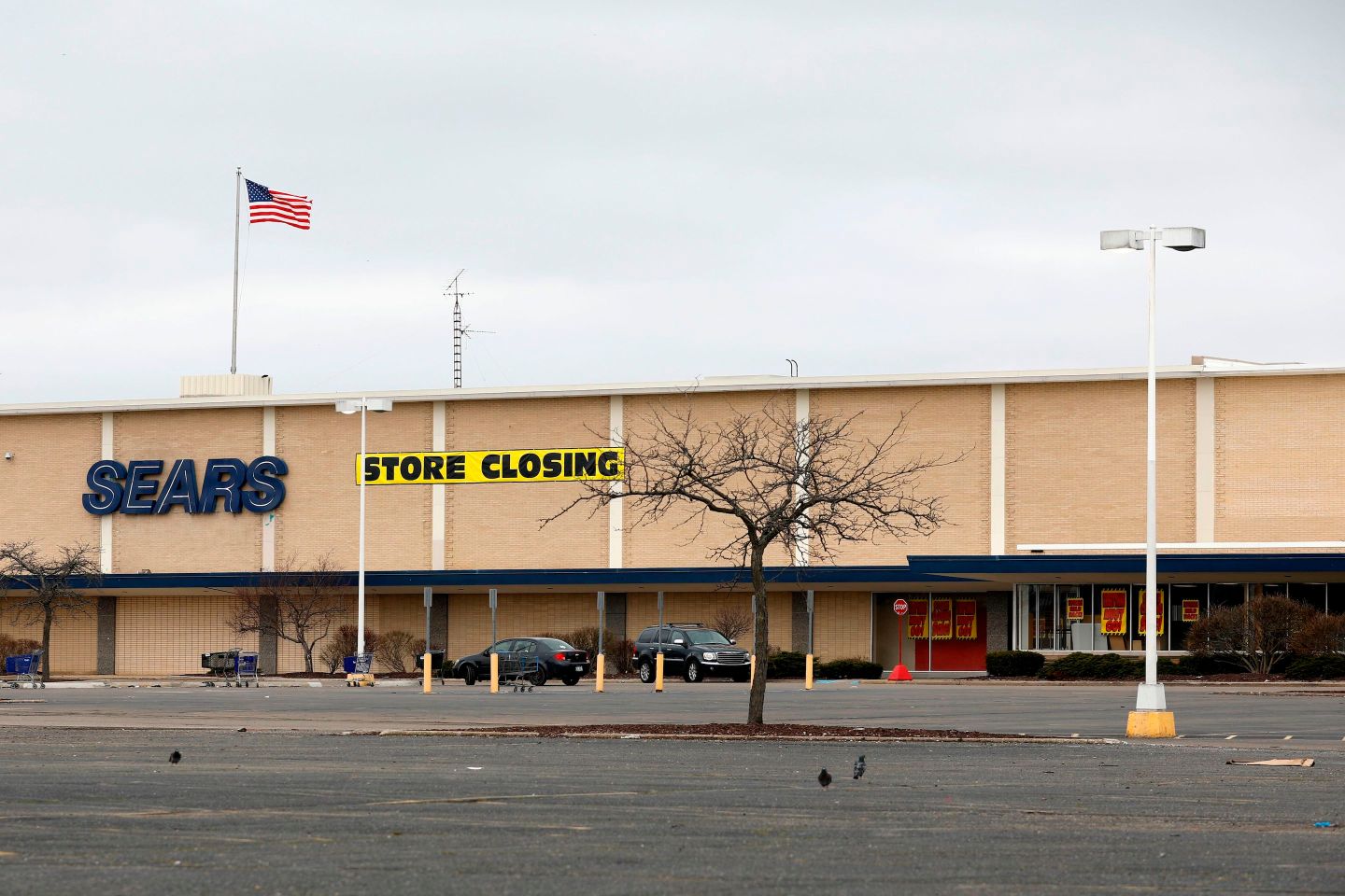 A Sears store that is going out of business in Livonia, Michigan on March 26, 2020. Sears filed for bankruptcy in 2018.