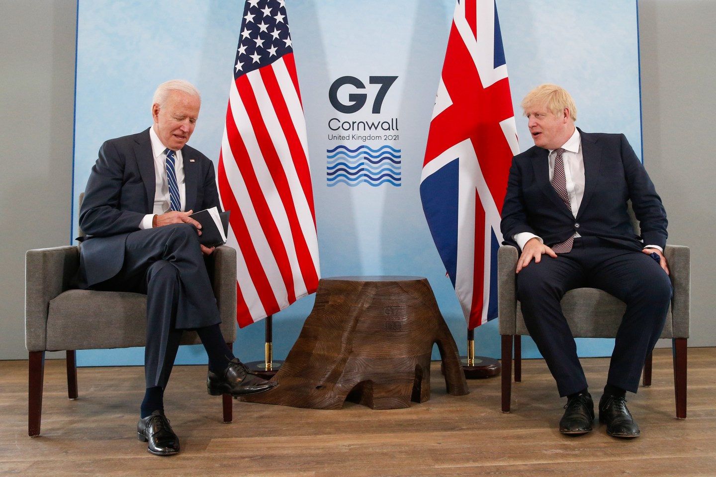 U.K. PM Johnson Hosts U.S. President Joe Biden Ahead Of G-7 Summit