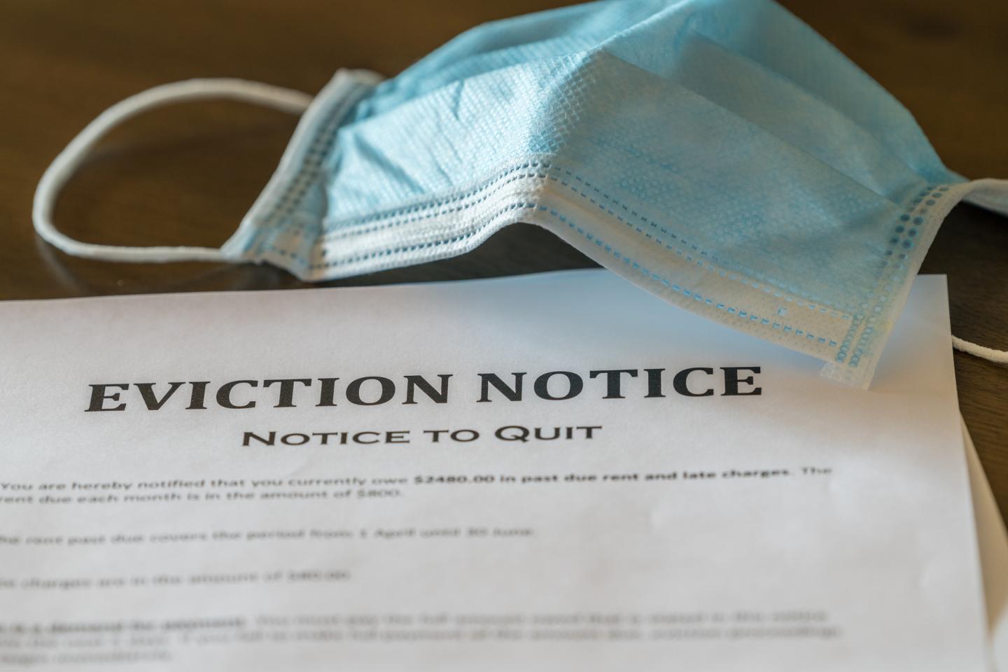 An eviction boom could be less than one month away