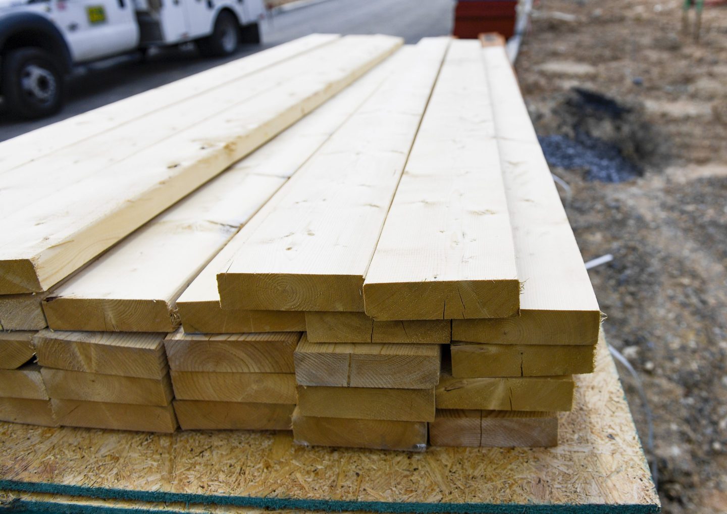 Stack of lumber
